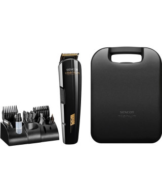 Tondeuse a cheveux professionnelle - SENCOR - SHP 8305BK - 12 accessoires - Noir