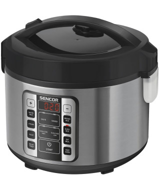 Cuiseur a riz multifonctionnel - SENCOR - SRM 3151BK - 700 W - 1,5 L - Acier inoxydable