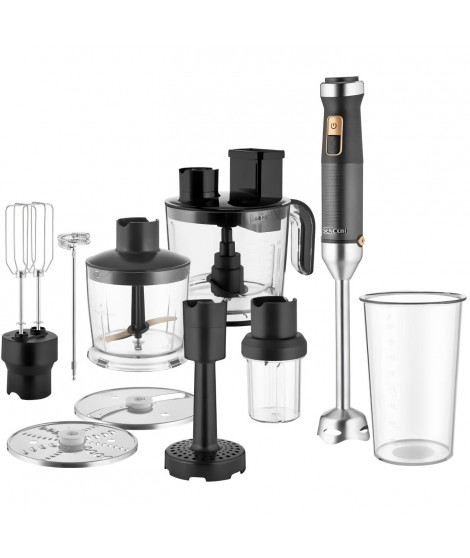 Mixeur plongeant 7 en 1 - SENCOR - SHB6552BK - 1500 W - Noir