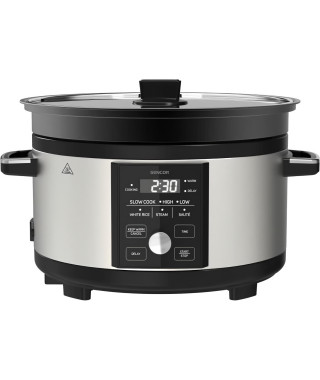 Mijoteuse - SENCOR - SPR 5520SS - 5,5 L - Gris / Noir