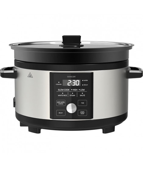 Mijoteuse - SENCOR - SPR 5520SS - 5,5 L - Gris / Noir