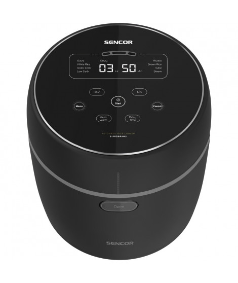 Cuiseur a riz - SENCOR - SRM 0671BK - 350 W - 0,6 L - Noir