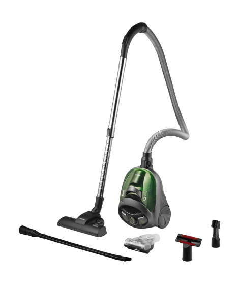Aspirateur traineau sans sac - SENCOR - SVC 1016GR - 800 W - 80 dB - 1,5 L - Noir / Vert