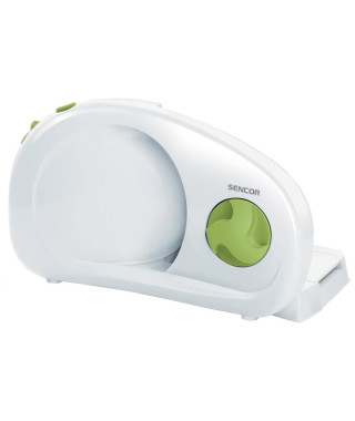 Trancheuse électrique - SENCOR - SFS 1001GR - 100 W - Blanc / Vert