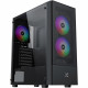 Boîtier PC Moyen Tour sans alim - XIGMATEK HERO II Air 3F (Noir) - ATX/Micro ATX - 3x120mm FRGB - Mesh - USB 3.0/2.0
