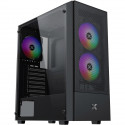 Boîtier PC Moyen Tour sans alim - XIGMATEK HERO II Air 3F (Noir) - ATX/Micro ATX - 3x120mm FRGB - Mesh - USB 3.0/2.0