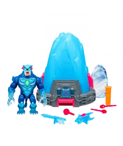 Cryo Lab - MOOSE TOYS - Mr. Beast Lab - 18 cm, 30 Lumieres et Sons, 2 Fauves a Collectionner