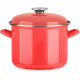 Traiteur - BAUMALU - Tous feux dont induction - Émail 22 x 16 cm - Coloris rouge