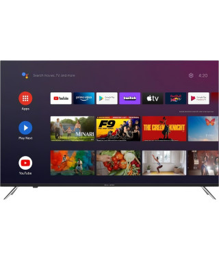 CONTINENTAL EDISON - TV LED UHD 4K - 55'' (139,7 cm) - Smart Android TV - Wifi Bluetooth - 4xHDMI - 3xUSB - Noir