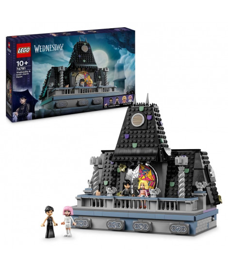 LEGO Mercredi 76781 La chambre de Mercredi et Enid - Cadeau Nevermore et 4 mini-poupées