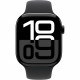 Apple Watch Series 10 GPS + Cellular - 46mm - Boîtier Jet Black Aluminium - Bracelet Black Sport Band - S/M