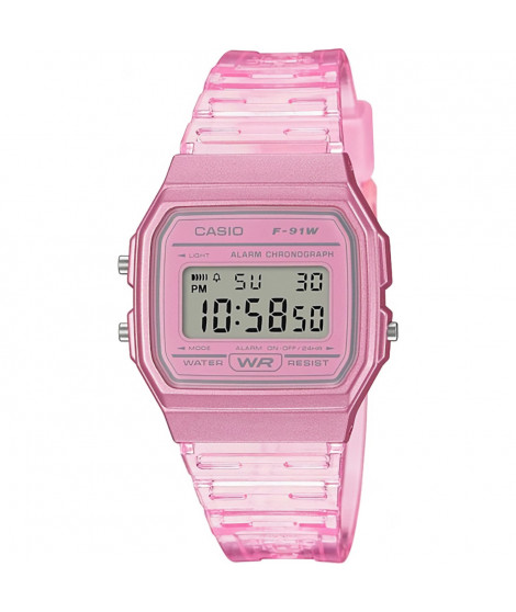 CASIO Collection Montre F-91WS-4EF chrono, alrame, calendrier auto