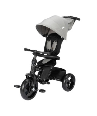 BEBECONFORT WINDY, Tricycle, pliage compact, confortable, siege réversible, de 10 mois a 5 ans, Tinted Gray