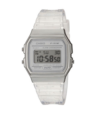 CASIO Collection Montre F-91WS-7EF chrono, alarme, calendrier auto
