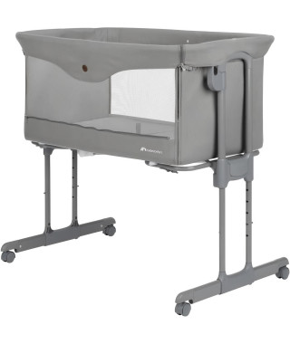BEBECONFORT AMARA, Cododo, pliant, 2 en 1, Berceau confortable,matelas rembourré, 4 roues, pliage rapide, 0-6mois,0 a 9kg