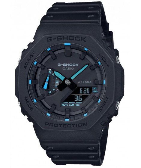 Montre - CASIO - G-Shock - Noir et Bleu résiné