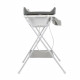 BEBECONFORT Baltic Table a langer et baignoire 2en 1, Pliable, De la naissance a 12 mois (11kg), Gray Mist
