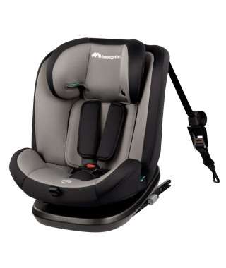 BEBECONFORT Siege auto EverFix i-Size évolutif, isofix, réhausseur, groupe 1/2/3, 15 mois a 10/12 ans, 76-150cm, 9-36kg, Gray…