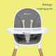 BEBECONFORT AVISTA Chaise haute évolutive, Des 6 mois jusqu' a 6 ans (30 kg), se transforme en petite chaise enfant, Warm Grey