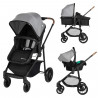 BEBECONFORT HAZE Poussette 3 en 1 i-Size - Nacelle + Siege auto Gr0+ Habillage pluie inclus - naissance jusqu'a 22Kg, Tinted …