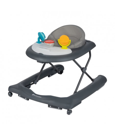 BEBECONFORT EXPLORER Trotteur avec tablette musicale, de 6 a 18 mois (12 kg), Tinted graphite