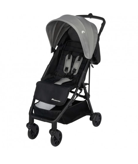 BEBECONFORT Poussette canne ultra compacte TEENY 3D,  4 roues, De la naissance a 4 ans environ (22kg), Tinted gray