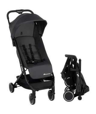 BEBECONFORT SOKO Poussette canne ultra compacte, légere, des la naissance, jusqu'a 15 kg (3-4 ans environ), Mineral graphite