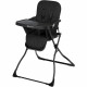 BEBECONFORT LILY Chaise haute bébé, ultra compacte et légere, confort optimal, de 6 mois a 3 ans, jusqu'a 15 kg, Tinted graphite
