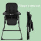BEBECONFORT LILY Chaise haute bébé, ultra compacte et légere, confort optimal, de 6 mois a 3 ans, jusqu'a 15 kg, Tinted graphite