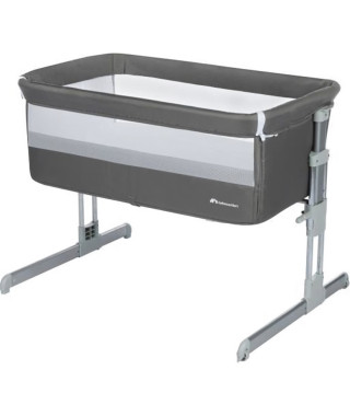 BEBECONFORT CALIDOO lit cododo, berceau bébé, lit bébé, de la naissance jusqu'a 9 kg, Tinted gray