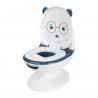 BEBECONFORT Mini toilette Panda, Pot avec bruit de chasse d'eau, Bleu