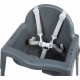 BEBECONFORT Meely Chaise haute bébé 2 en 1, évolutive en petite chaise, De 6 mois a 3 ans (15kg), Dark grey
