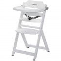 BEBECONFORT Timba Chaise haute bébé, Chaise bois, De 6 mois a 10 ans (30kg), Blanc