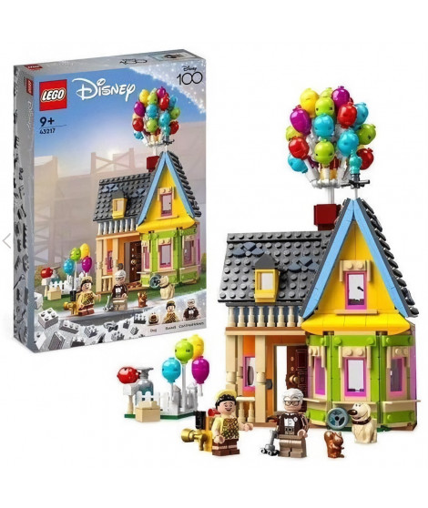 LEGO Disney et Pixar 43217 La Maison de « La-haut », Jouet 100eme Anniversaire Disney