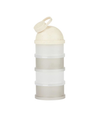 Babymoov Boîtes Doseuses de Lait en Poudre Babydose - Bec verseur ergonomique - Made in France, Beige
