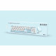 Combo sans fil clavier + souris - MOBILITY LAB - Pure Color - Bleu - Design ergonomique - Frappe discrete