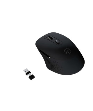 Souris sans fil - MOBILITY LAB - Omega - Bluetooth et récepteur 2,4GHz - Noir - Clics silencieux - Précision réglable