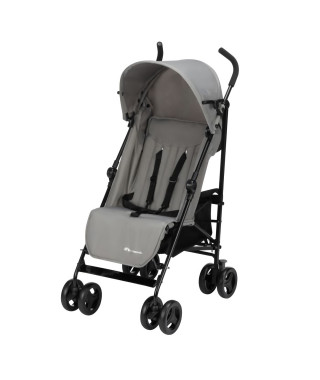BEBECONFORT RAINBOW Poussette Canne 2eme âge, légere, pliage facile, multipositions, 6 mois a 4 ans, jusqu'a 22 kg MINERAL GRAY