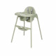 BEBECONFORT Meely Chaise haute bébé 2 en 1, évolutive en petite chaise, De 6 mois a 3 ans (15kg), Mineral Green