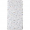 Matelas nomade Balloons - 120 x 60 x 4 cm - Blanc - TINEO