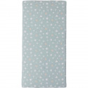 Matelas nomade Over the sea - 120 x 60 x 4 cm - Bleu - TINEO