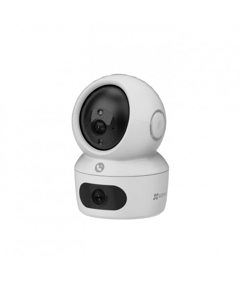 Caméra Wi-Fi panoramique - EZVIZ - H7c - Double objectif - 2K+ - Détection IA - Vision nocturne couleur - Audio bidirectionnel