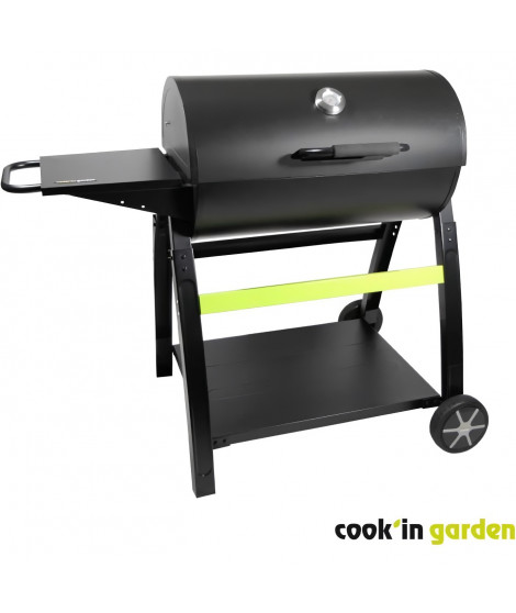 Barbecue au charbon de bois - COOK'IN GARDEN - TONINO 70 - Noir
