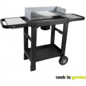 Barbecue au charbon de bois - COOK'IN GARDEN - EASY 60 - Noir