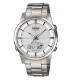 CASIO Montre solaire radio pilotée - Lineage Wave Ceptor - Blanc - Titane