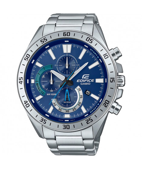 CASIO - Montre en acier inoxydable - EDIFICE - Gris