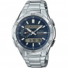 CASIO - Montre en acier inoxydable - WAVECEPTOR - Gris