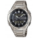 CASIO - Montre en titane - WAVECEPTOR - gris