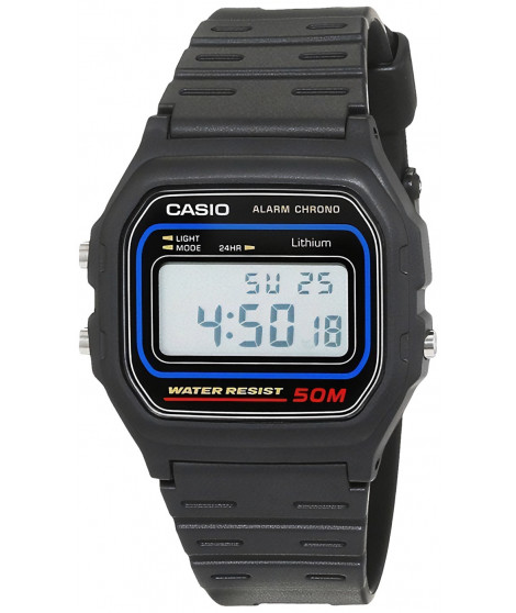 CASIO Montre Chronographe W-59-1VQES  Femme