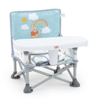 DISNEY BABY Chaise d'appoint Winnie l'ourson, réhausseur Pop 'n Sit, intérieur, extérieur, pratique et compacte, pliage rapide,